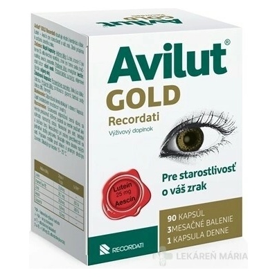 AVILUT Gold Recordati kapsule 90 ks