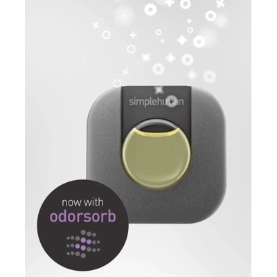Simplehuman Slim Úzky pedálový 45 l, matná čierna oceľ CW2098