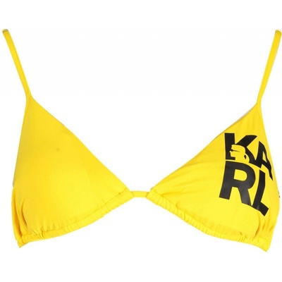 Karl Lagerfeld Beachwear horný diel bikín žltá