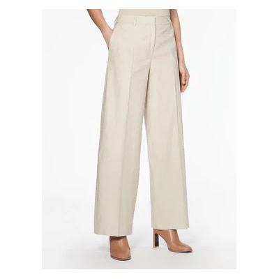 Calvin Klein Текстилни панталони K20K205226 Бежов Wide Leg (K20K205226)