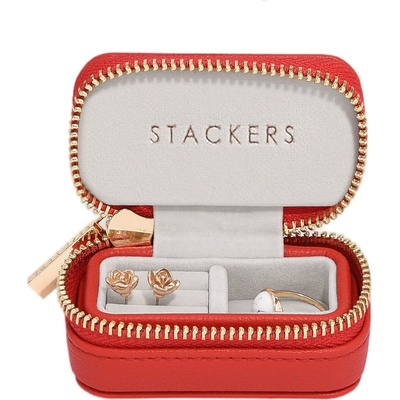 Stackers Пътническа кутия за бижута Stackers Travel petite червена (76336)