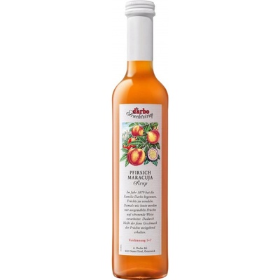 Darbo Sirup z broskví a maracuji 0,5 l