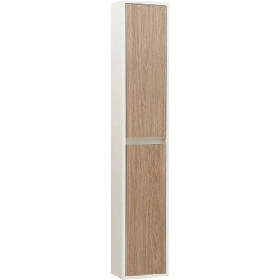 InterCeramic PVC Колона за баня ICP 2520 - 25x140x18 см, Дървесен декор SP-083 + Бял гланц (ICP 2520)