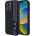 BMW Силиконов калъф BMW Silicone Cut Tricolor Lines MagSafe за iPhone 16 Pro Max - черен (3666339325152)