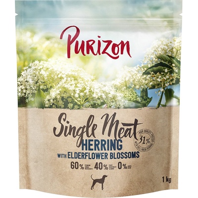Purizon Single Meat sleď s bazovými kvetmi 4 x 1 kg