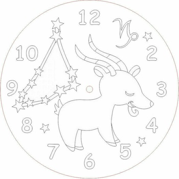 Radost v písku 2506 Maľovanie pieskom Kozorožec