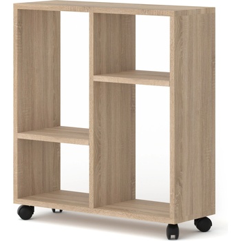 BIM Furniture Trasco 2 библиотека масичка за кафе, дъб (trasco2sonomaoak)