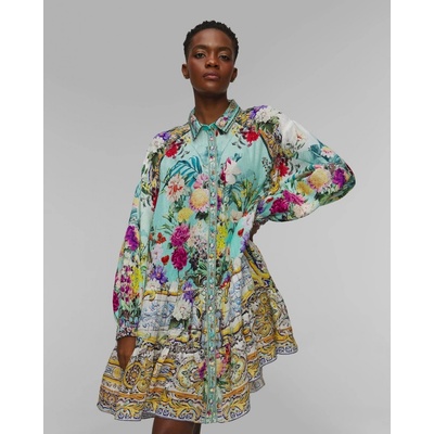 Lněné Květované šaty Camilla Gardens Of Queluz