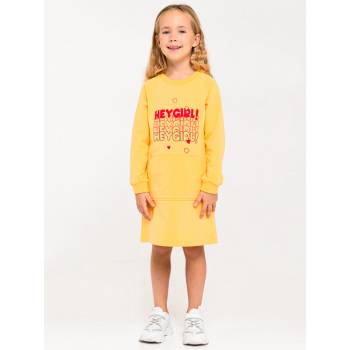 Winkiki dievčenské šaty WKG 02891 žltá