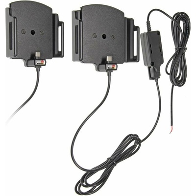 Brodit držiak do auta na mobilný telefón s USB-C nastaviteľný so skrytým nab. š. 75-89 mm, hr. 9-13 mm 527844