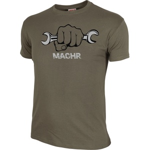 BENNON Тениска bennon machr tool, зелена / Памучна тениска с къс ръкав - каки m (0959140050-50)