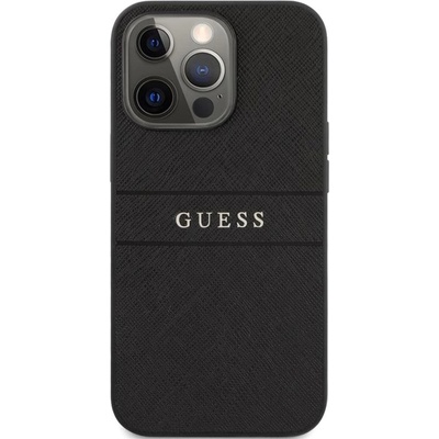 GUESS Калъф Guess - Saffiano, iPhone 13 Pro, черен (3666339023454)