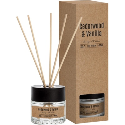 BISPOL Ароматни пръчици Bispol - Cedarwood & Vanilla, 50 ml (dz50-81)