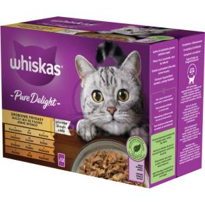 Whiskas Pure Delight Casserole селекция от домашни птици - мултипакет 4 x