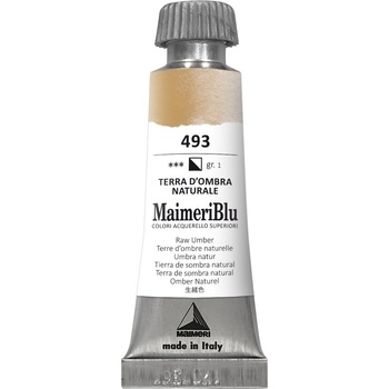 Maimeri Blu Акварелна боя Raw Umber 493 12 ml 1 бр (M1609493)