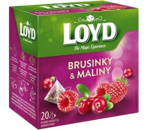 Loyd Tea pyramída brusnice maliny 40 g