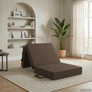 vidaXL Сгъваем диван легло 75 x 63 x 45 см Таупе (900140)