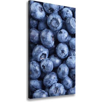 Vertikálny moderný fotoobraz canvas na ráme Jahody 50x100 cm