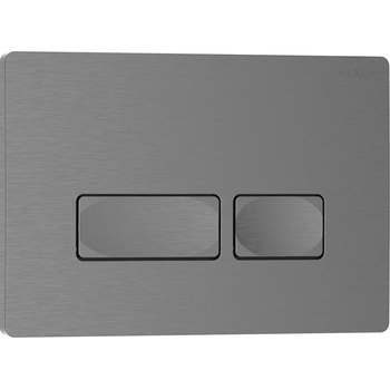 Mexen Tex 04 бутон за промивка, четкано оръжейно сиво - 6104-12 (6104-12)