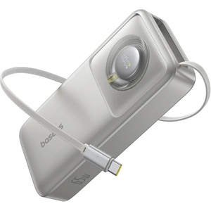 Baseus Free2Pull 20000mAh / 65W Power Bank - мощност и удобство навсякъде (P10073700843-00)