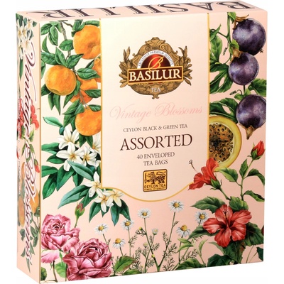Basilur Vintage Blossoms Assorted II. 40 x 1,5 g