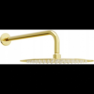 Mexen Slim дъждовник 25 см с душ рамо, златен - 79225211-50 (79225211-50)