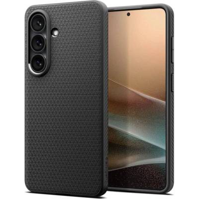 Spigen Противоударен Калъф за Samsung S26 Plus, Spigen Liquid Air Matte Black Case, Черен (ACS10700)