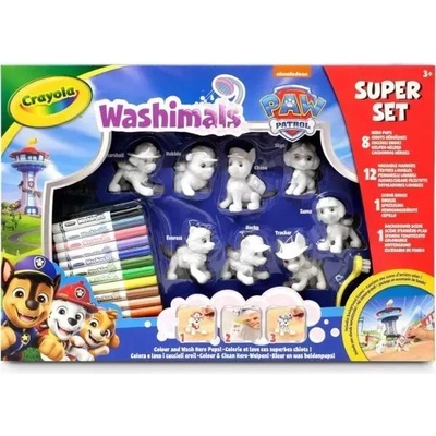 Crayola Washimals: Супер комплект „Пес патрул (74-0251)