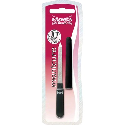 Wilkinson Sword Pilník z pochrómovanej nerezovej ocele s puzdrom Manicure Pocket Sapphire Nail File