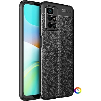 Xiaomi Redmi 10/10 Prime /Redmi Note 11 4G Удароустойчив Litchi Skin Калъф и Протектор