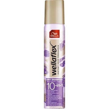 Wellaflex Suchý šampón na vlasy Wild Berry Touch 10-in-1 180 ml