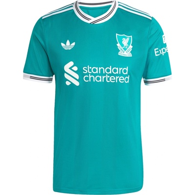 adidas Футболна фланелка Adidas Liverpool Authentic Third Shirt 2025 2026 Adults - Green