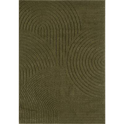 ESTE Тъмнозелен килим 120x170 cm Whirl - ESTE (02186A OLIVE)
