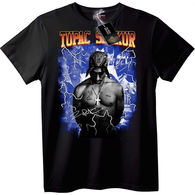 NOONEBRAND Тениска Tupac Shakur Легенда - XS, Black