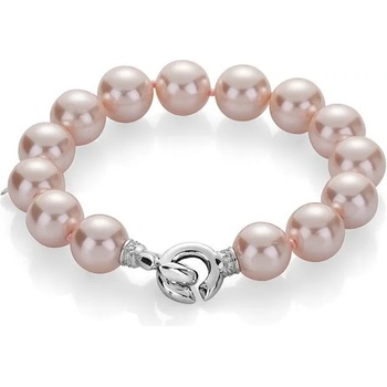 Image 1 of Swan Дамски гривна с розови перли d049bp