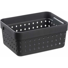 Seoul Plastový košík 5023 organizér 12 x 16 x 7 cm černá