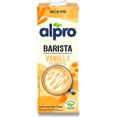 Alpro Barista Ovesno-sójový nápoj s vanilkovou příchutí 1 l – Zboží Dáma