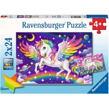 Ravensburger Unicorn And Pegasus 2x24pc (10105677)