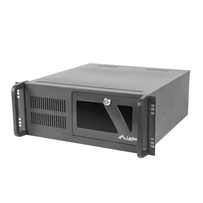 Lanberg Кутия за сървър, Lanberg rackmount server chassis ATX 450/10 19"/4U (SC01-4504-10B)
