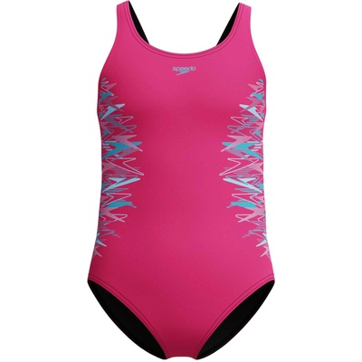 Speedo Цял бански girls placement muscleback 1pc