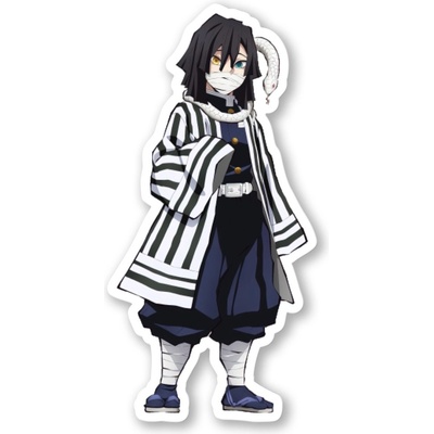 Demon Slayer Samolepka Obanai Iguro