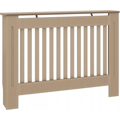 Kryt na radiátor MDF deska 3 x 3 cm hnědý