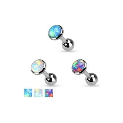 Piercingate Činka do ucha opal kamínek PNC00070