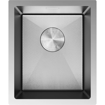 Mexen Trixo стоманена кухненска мивка 1-корпусна 370 x 440 mm, inox HC - 6412371000-01HC (6412371000-01HC)