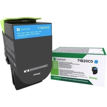 Lexmark Консуматив Lexmark 71B20C0 CS/CX317, 417, 517 Cyan Return Programme 2.3K Toner Cartridge (71B20C0)