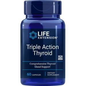 Life Extension Triple Action Thyroid/ Тироидна подкрепа х 60 капсули (02003 LE)