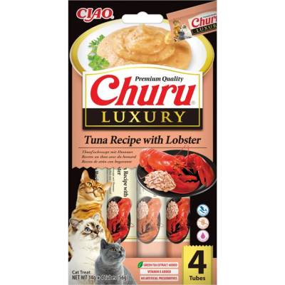 Inaba Cat Churu Luxury Tuniak a Homár 4x 56 g