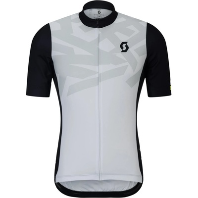 Scott Мъжка фланелка с къс ръкав за колоездене Scott Jersey Rc Endurance S/S Cycling jersey - Black / Safety Yellow - размер M (056-4073-0212)