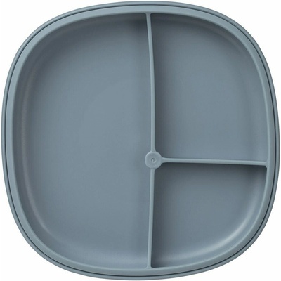 b.box Dětský silikonový talíř s přísavkou 2 v 1 modrý – Zboží Dáma