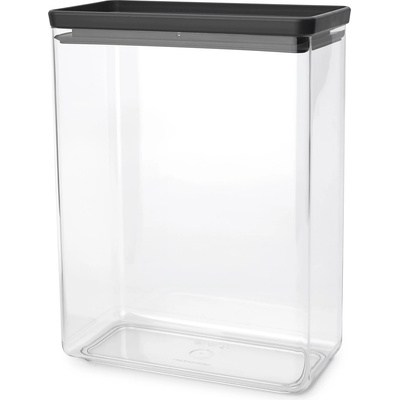 Brabantia Контейнер за съхранение на храна TASTY PLUS, 5, 4 л, тъмносив, пластмаса, Brabantia (BRAB229985)